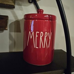 Rae dunn merry canister baby